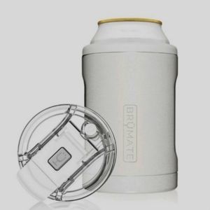 Brumate Hopsulator Duo 12oz - Glitter White